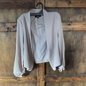 Lulu's Women's Elegant Beige Blazer